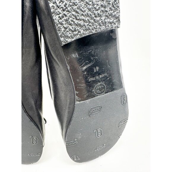 Chanel Womens Lambskin & Patent Calfskin Ballet Flats Slip On Black Size 41 - Picture 5 of 11